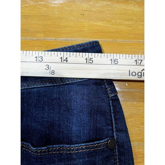 1822 Adriana Jeans Womens 12 Skinny Blue High Rise Bird Western Aztec Boho Y2K - Picture 10 of 11